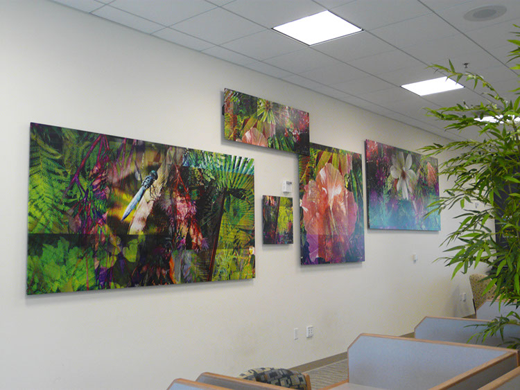 Linda Nye Photo-painting from UCSD Biomedical Library Series